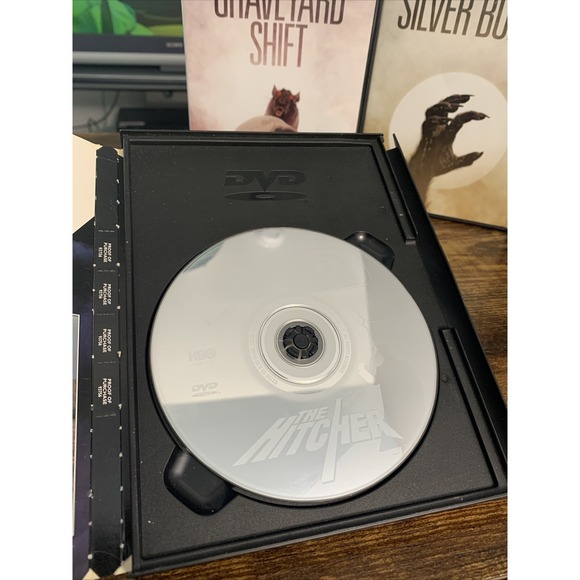 HORROR DVD LOT: Stephen King's Silver Bullet & Graveyard Shift, The Hitcher HBO - Picture 7 of 11